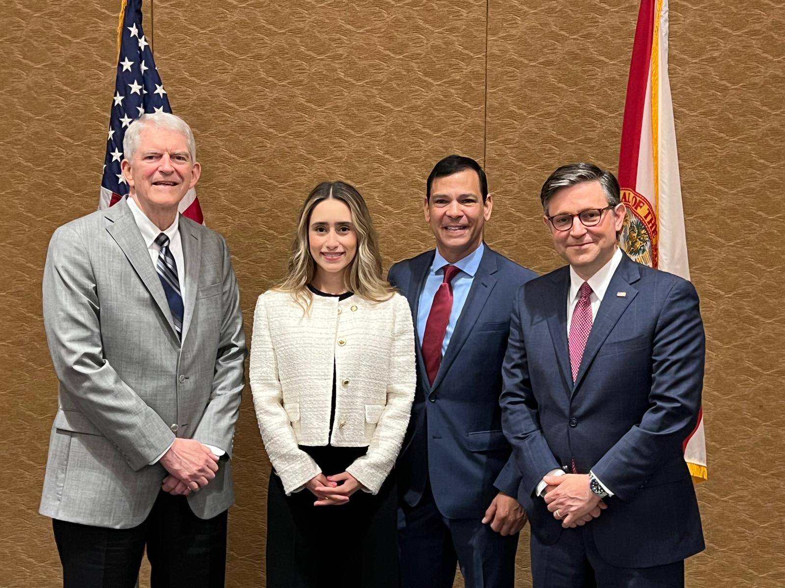 Carolina Amesty meets with House Speaker Mike Johnson